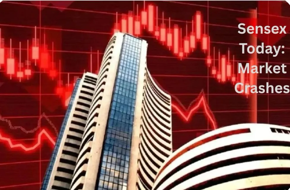 Sensex Today market crash as Nifty falls below 25,600
