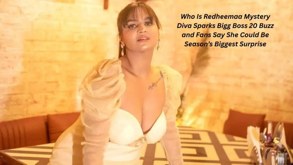 Redheemaa posing in stylish outfit amid Bigg Boss 20 entry rumours