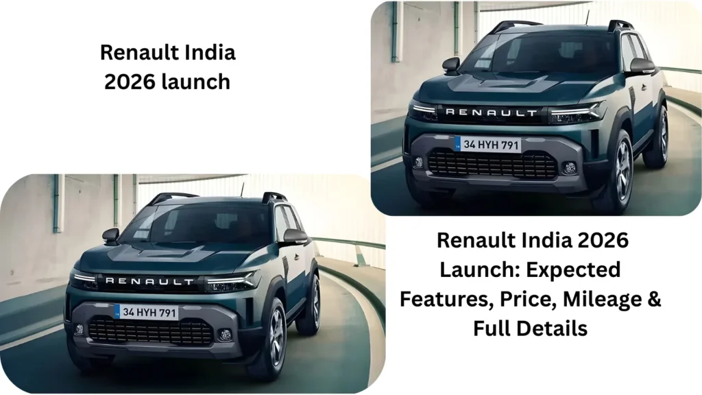 Renault India 2026 new model exterior design preview
